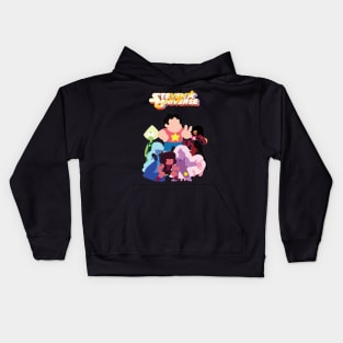 universe crystals Kids Hoodie